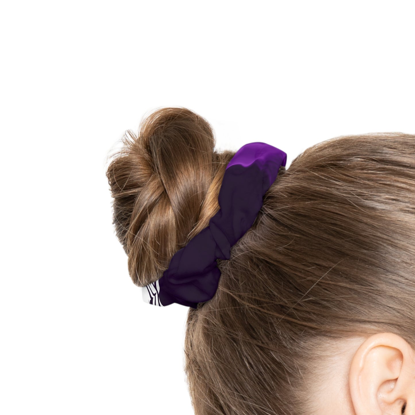 3.Lionsgala dark purple smoke Scrunchie