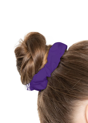 Lionsgala purple scrunchie with soft elastic band