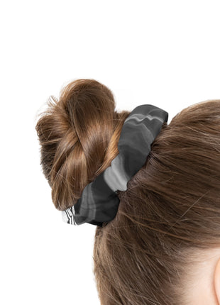 Lionsgala SmokedOut scrunchie in charcoal grey with elastic band