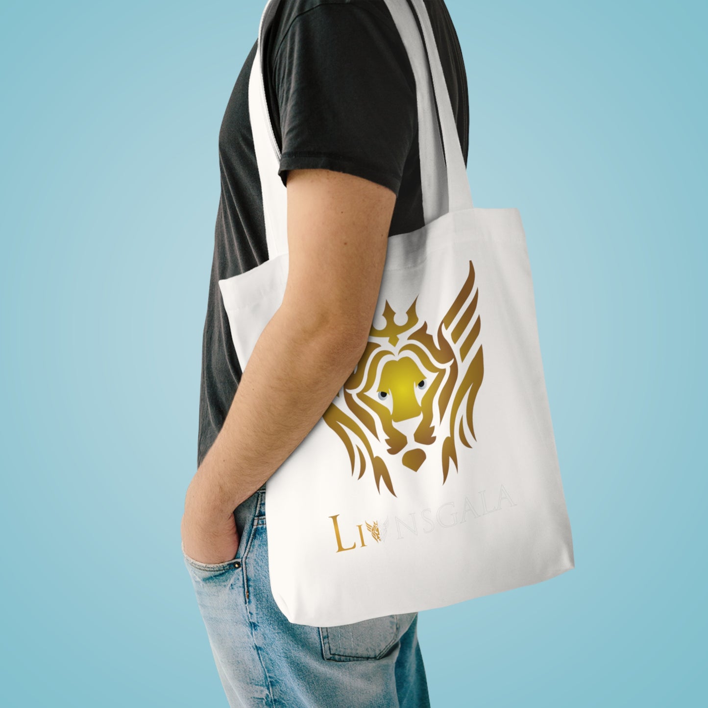 Golden Royalties Crown Cotton Tote Bag