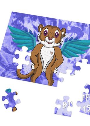 Lionsgala NFT 30 piece jigsaw puzzle in Lavender Blue