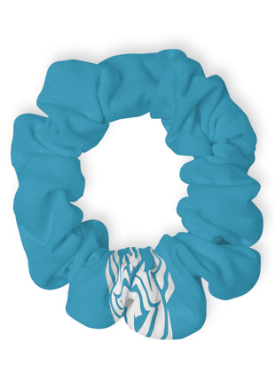 Lionsgala turquoise scrunchie with elastic band