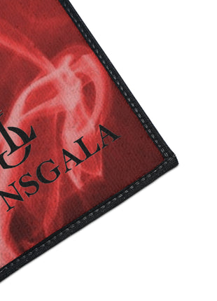 LIONSGALA Heavy Duty Red Hot Floor Mat with non-slip backing