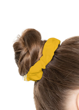 Lionsgala yellow scrunchie with elastic band