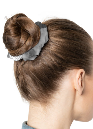 Lionsgala SmokedOut scrunchie in Oslo Grey with elastic band