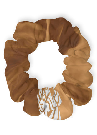 Lionsgala SmokedOut scrunchie in French beige with elastic band