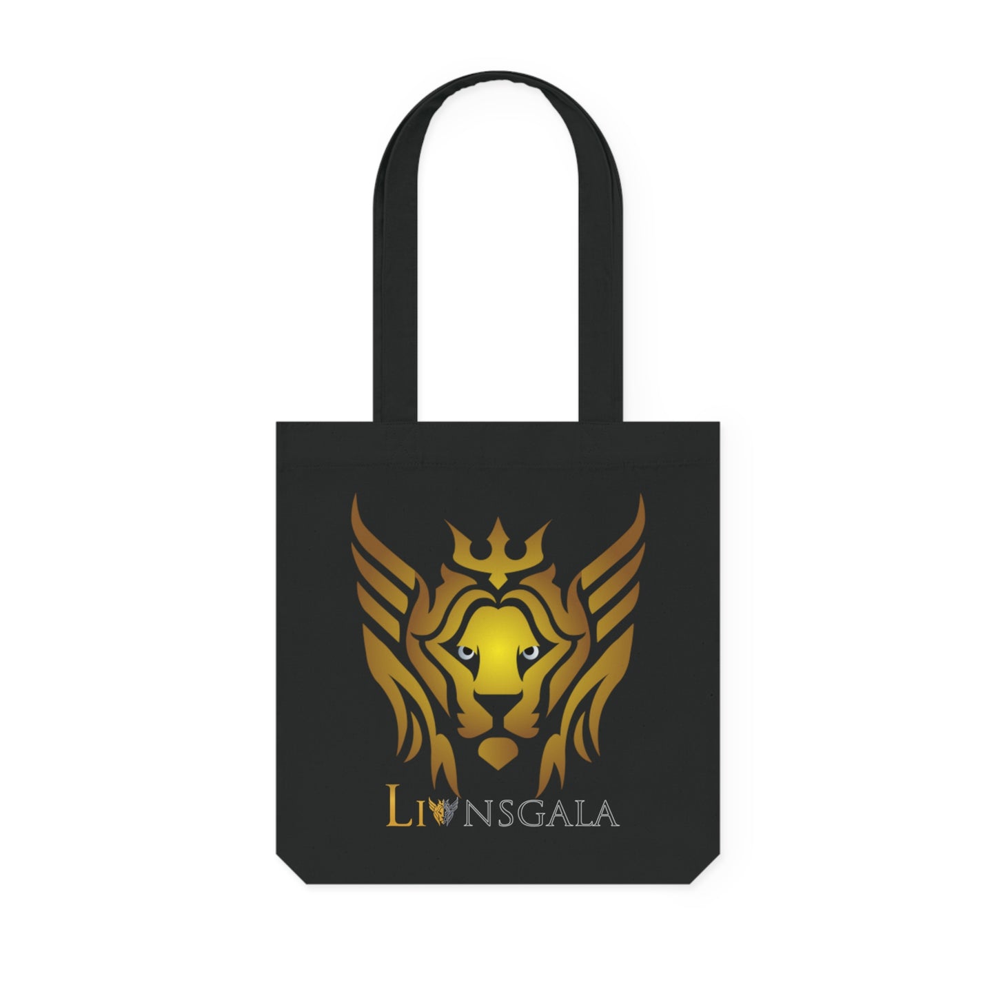 Lionsgala Golden Royalties Crown woven tote bag