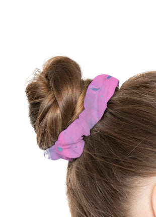 Lionsgala IceCream scrunchie with white thread and elastic band