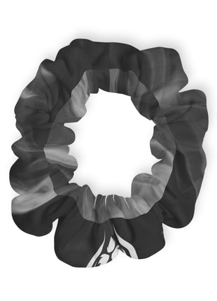 Lionsgala SmokedOut scrunchie in charcoal grey with elastic band