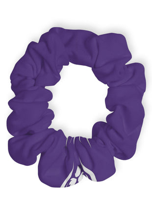 Lionsgala purple scrunchie with soft elastic band