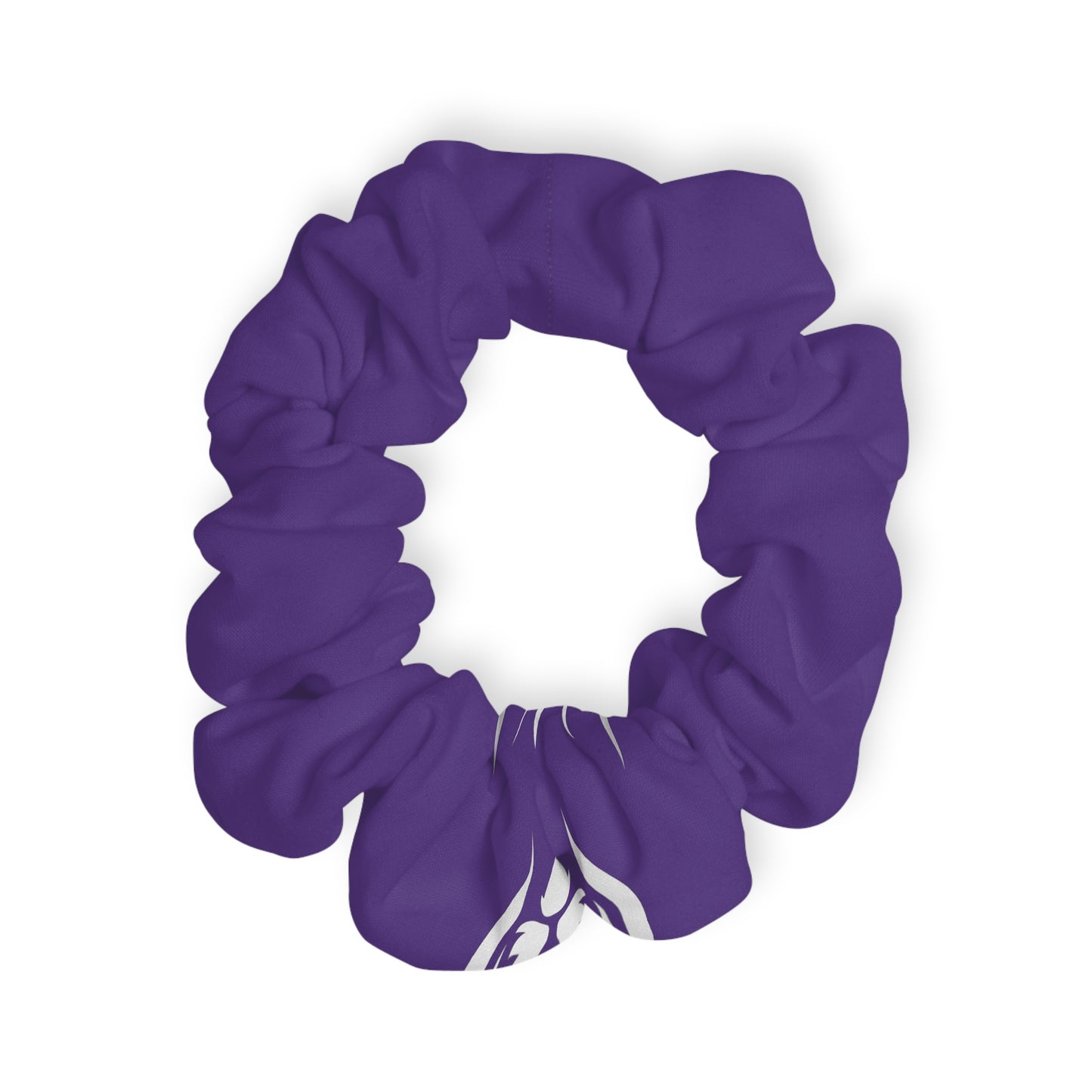 Lionsgala purple scrunchie with soft elastic band