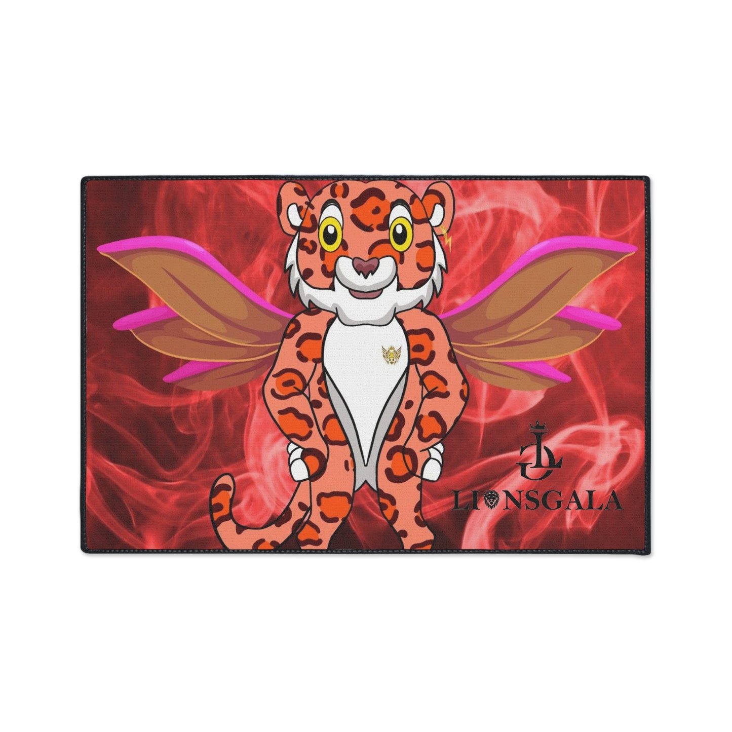 1.LIONSGALA Heavy Duty Red Hot Floor Mat