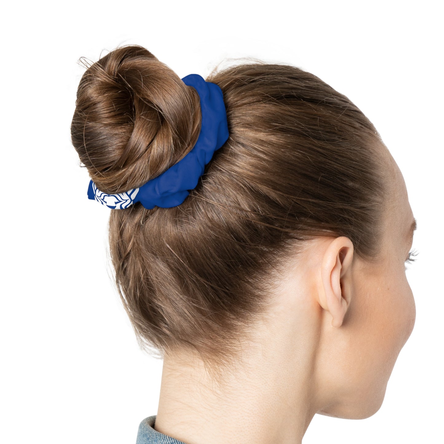 Lionsgala Dark Blue Scrunchie