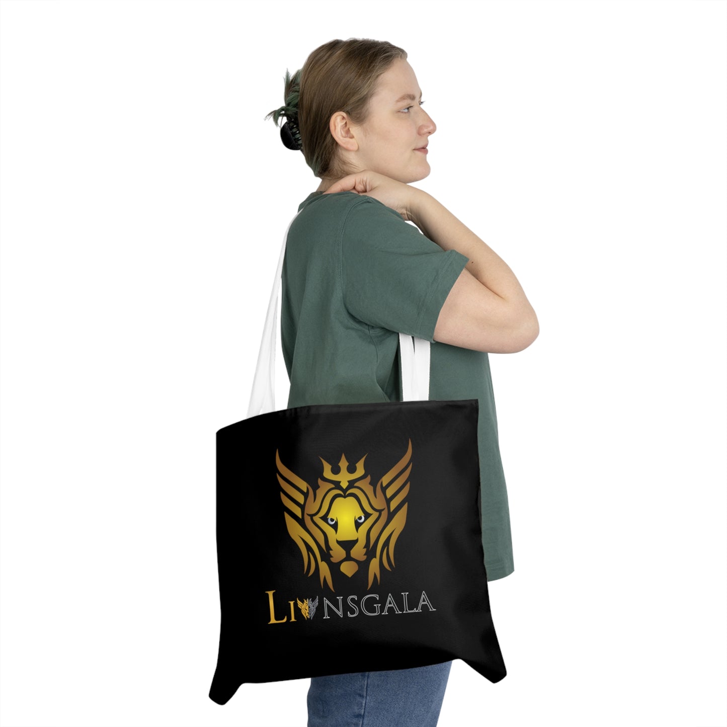 Lionsgala Golden Royalties Crown Shoulder Tote Bag