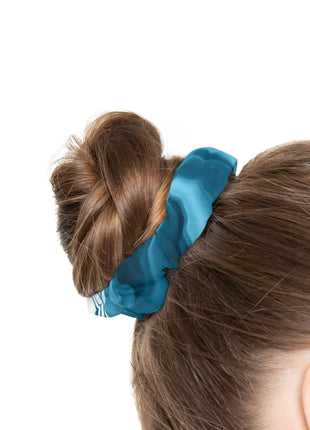 Lionsgala SmokedOut denim scrunchie with elastic band