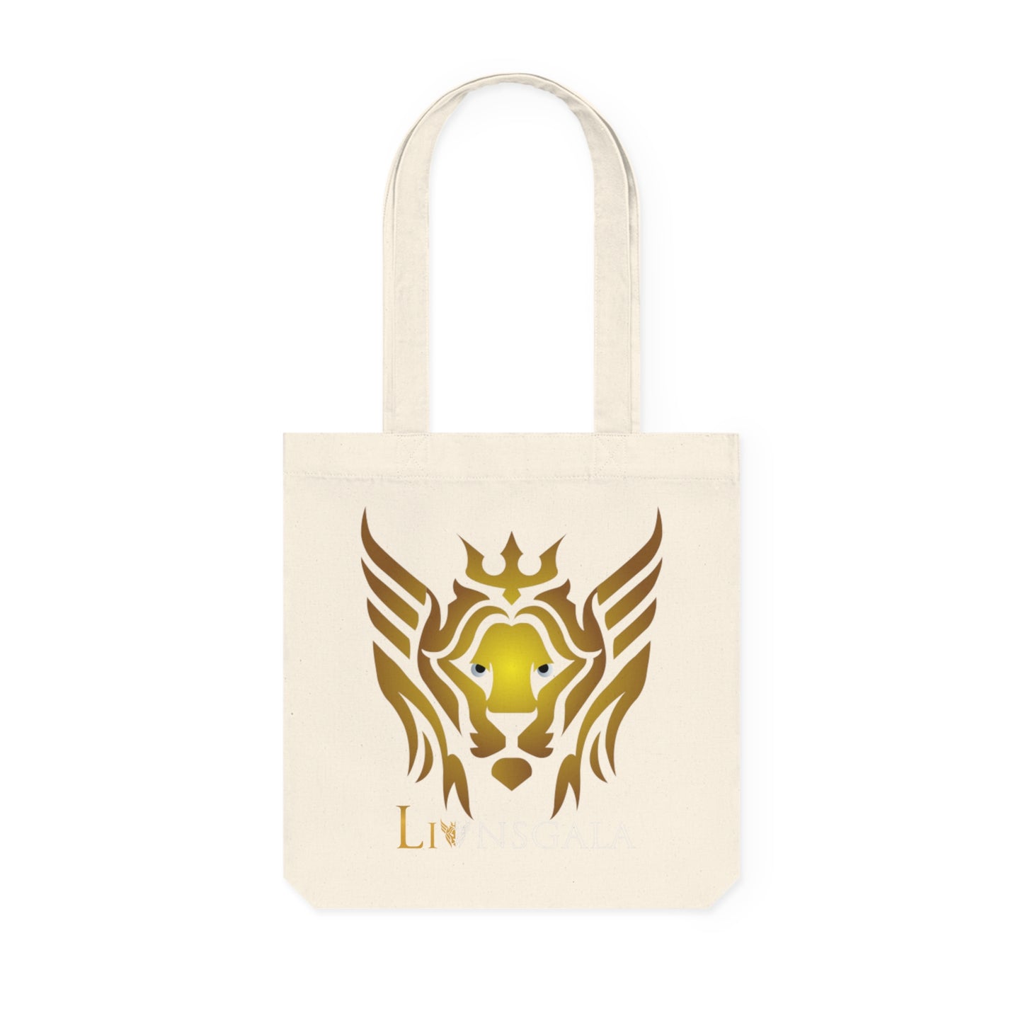 Lionsgala Golden Royalties Crown woven tote bag