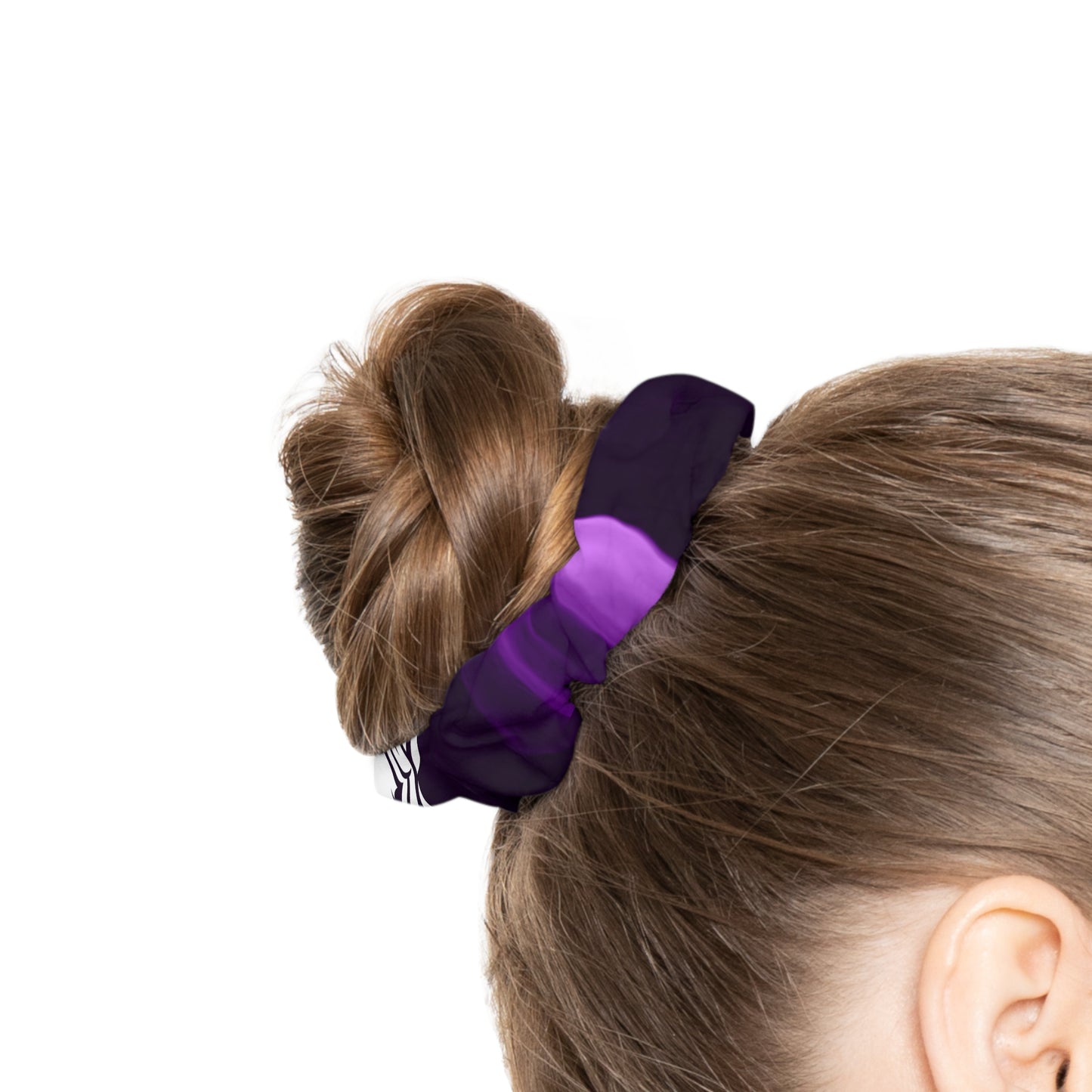 1.Lionsgala dark purple smoke Scrunchie