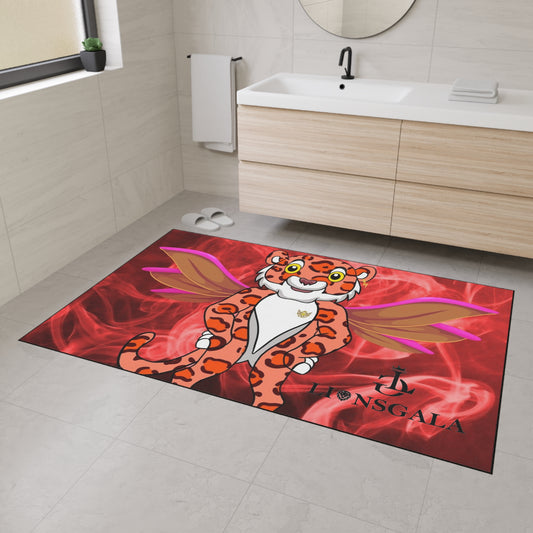 1.LIONSGALA Heavy Duty Red Hot Floor Mat