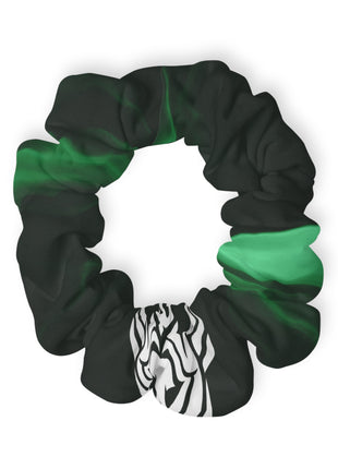 Lionsgala SmokedOut scrunchie in Lunar Green with elastic band