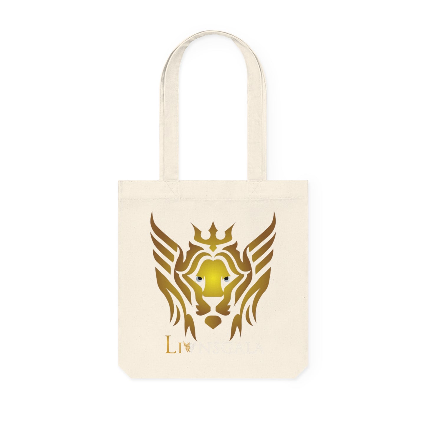 Lionsgala Golden Royalties Crown woven tote bag