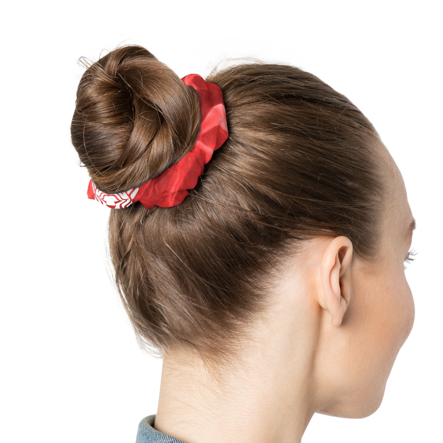 3.Lionsgala red smoke Scrunchie