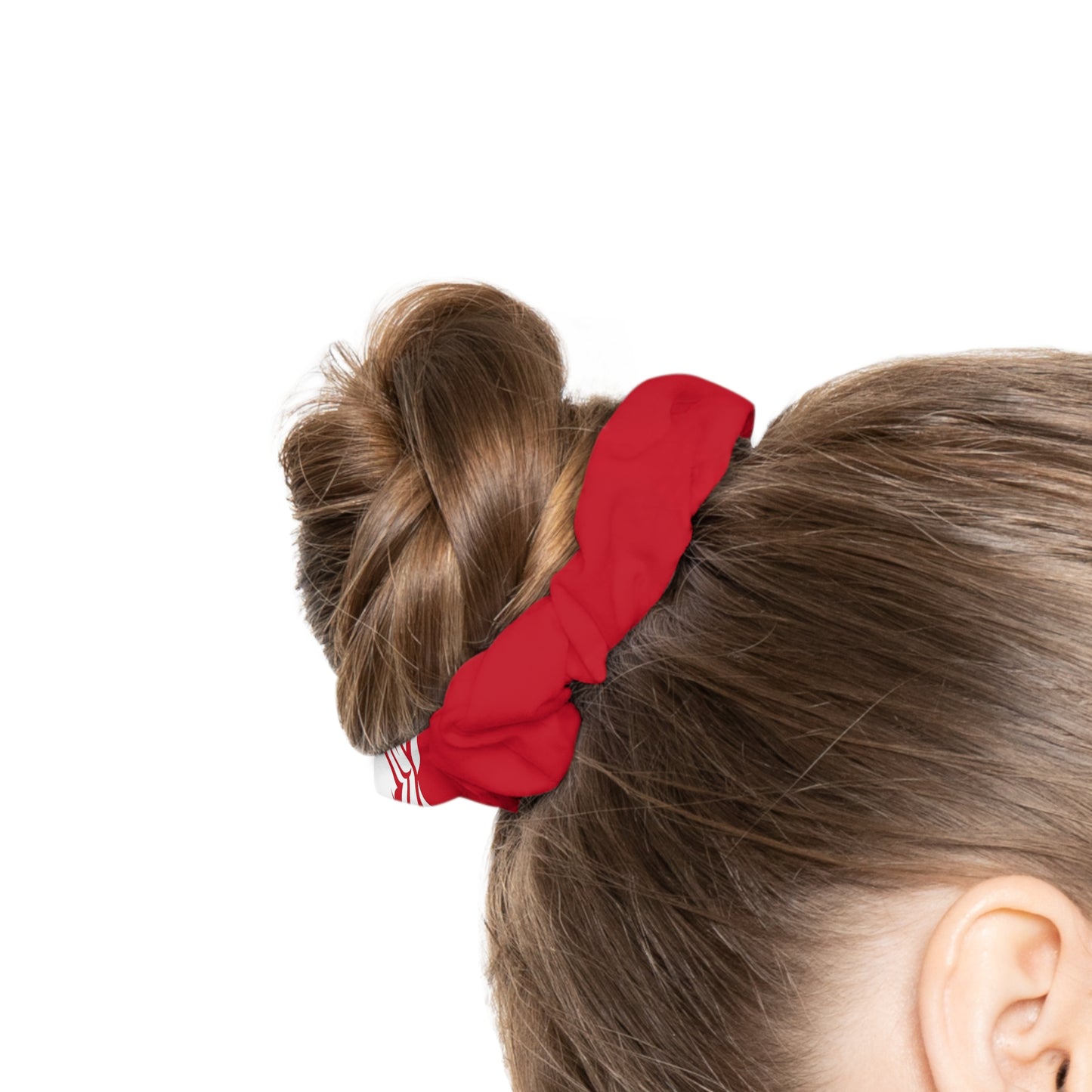 Lionsgala Dark Red Scrunchie