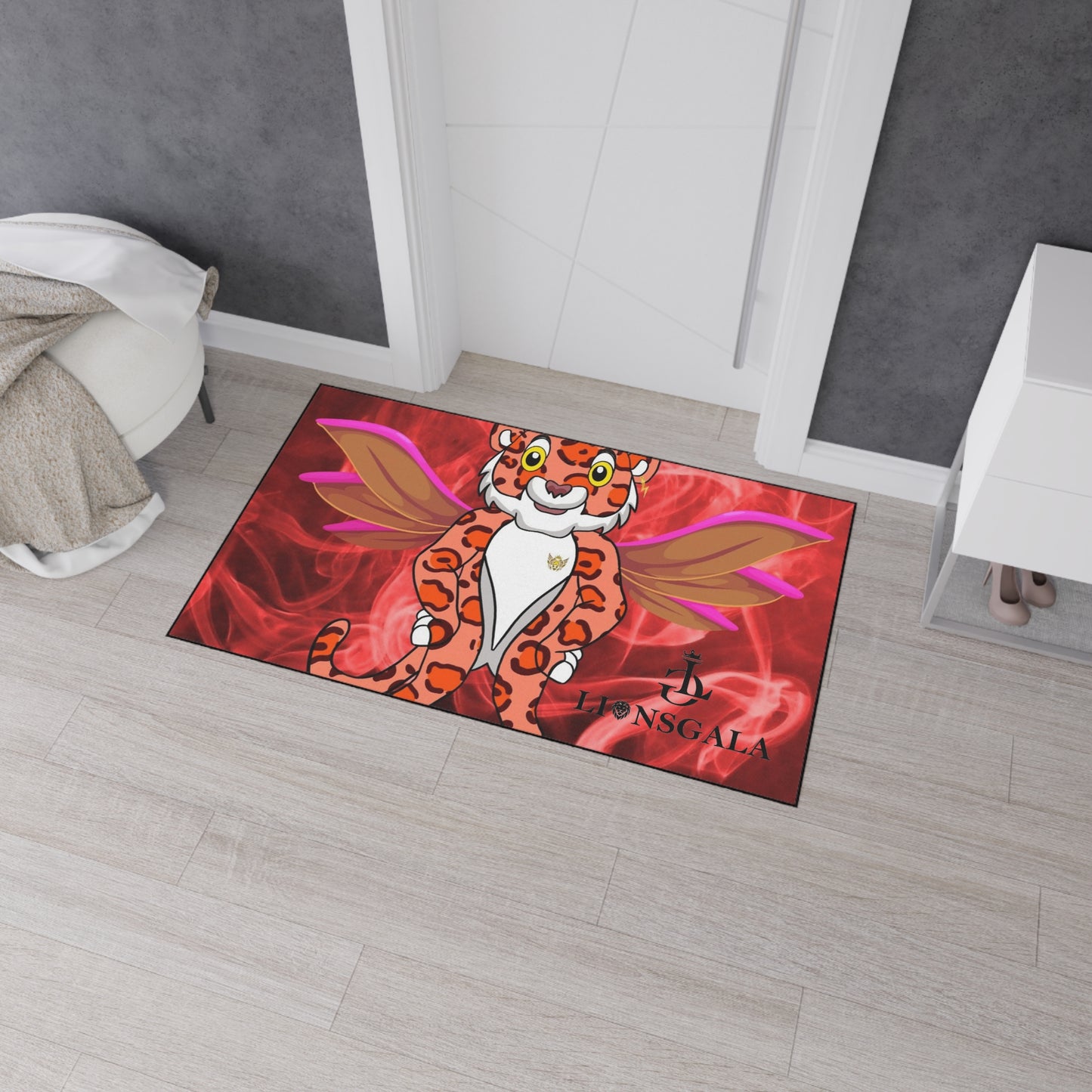 1.LIONSGALA Heavy Duty Red Hot Floor Mat