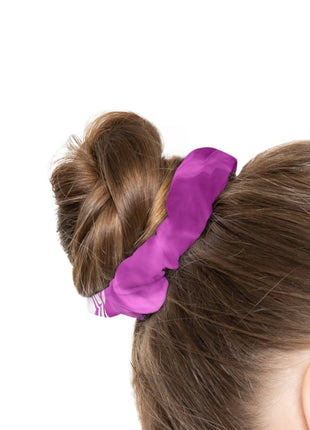 Lionsgala purple smoke scrunchie with elastic band