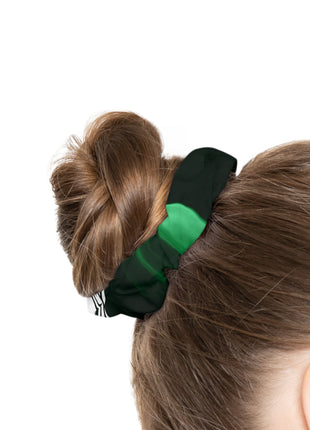 Lionsgala SmokedOut scrunchie in Lunar Green with elastic band