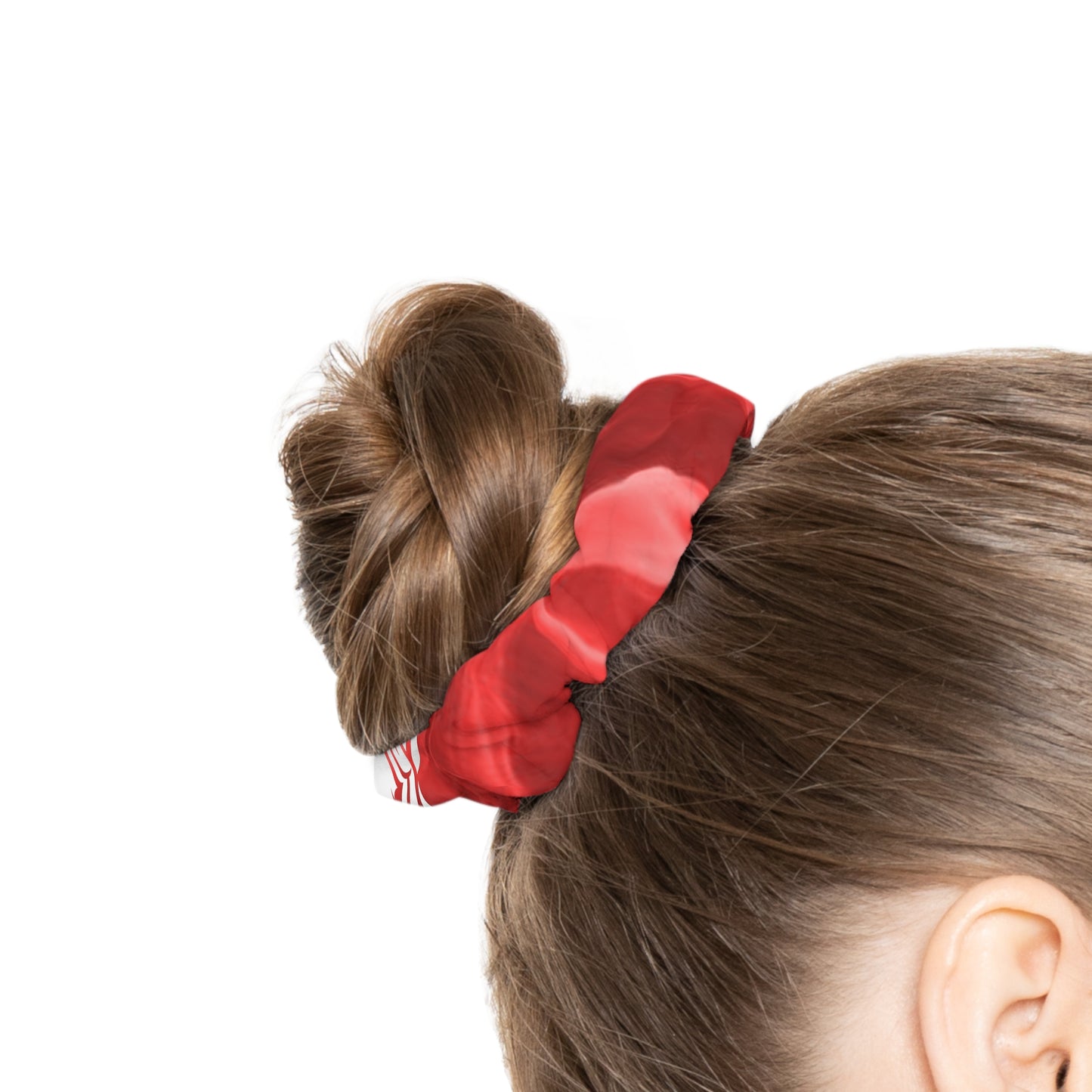 3.Lionsgala red smoke Scrunchie