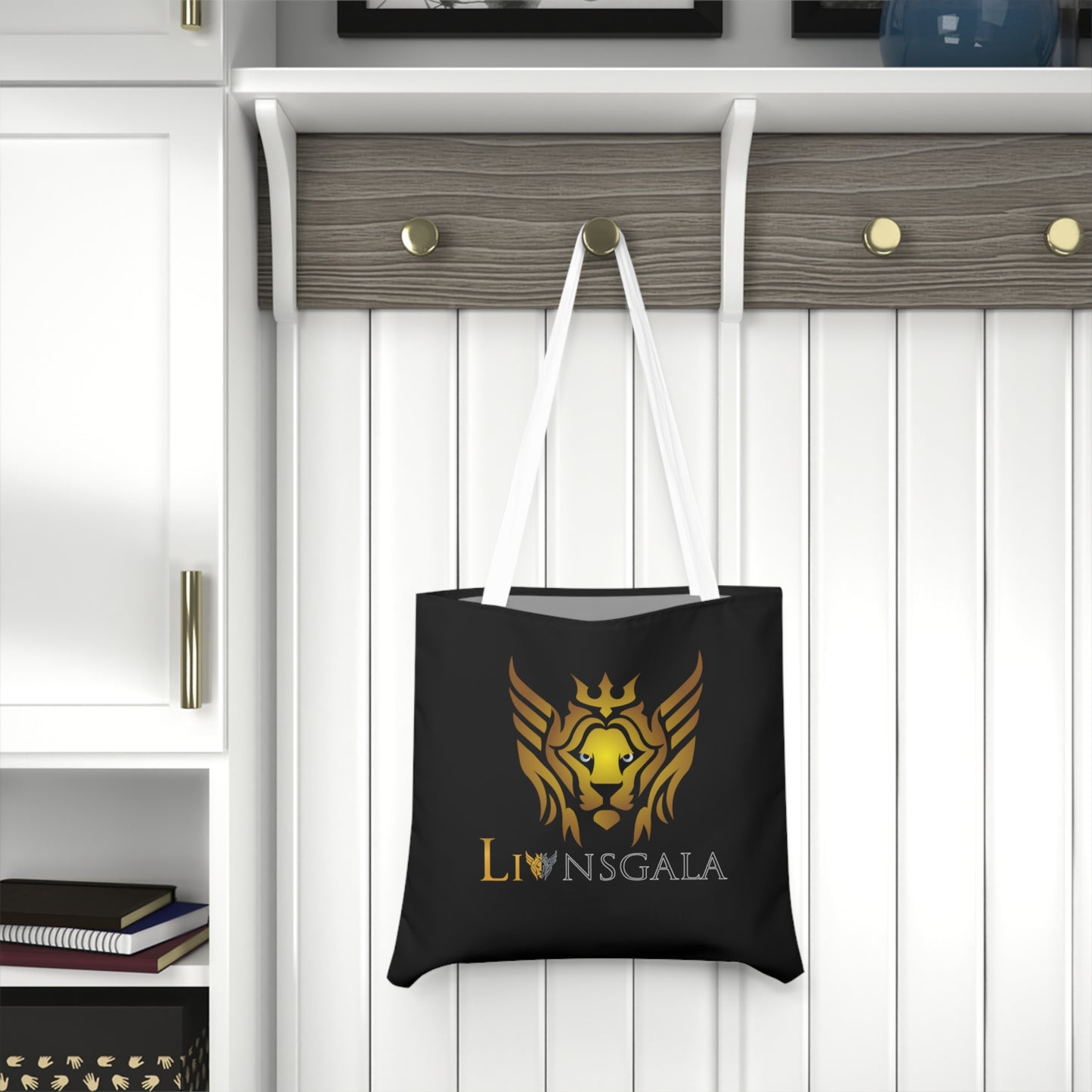 Lionsgala Golden Royalties Crown Shoulder Tote Bag