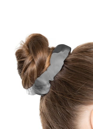 Lionsgala SmokedOut scrunchie in Oslo Grey with elastic band