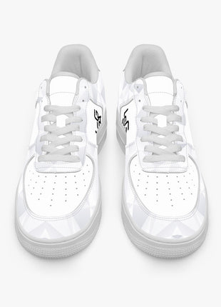 White Mesh Sneakers | Leather Mesh Sneakers | LIONSGALA Brands