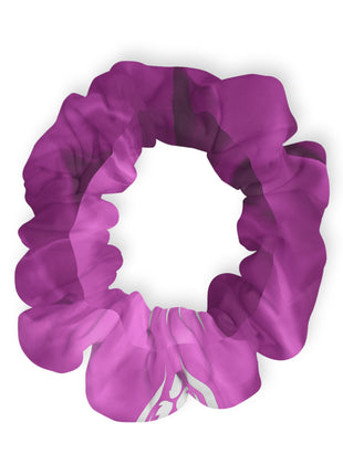 Lionsgala purple smoke scrunchie with elastic band