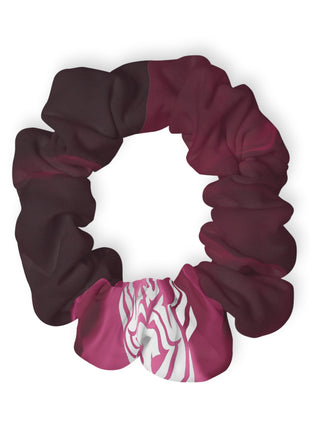 Loinsgala Purple smoke scrunchie with soft elastic band
