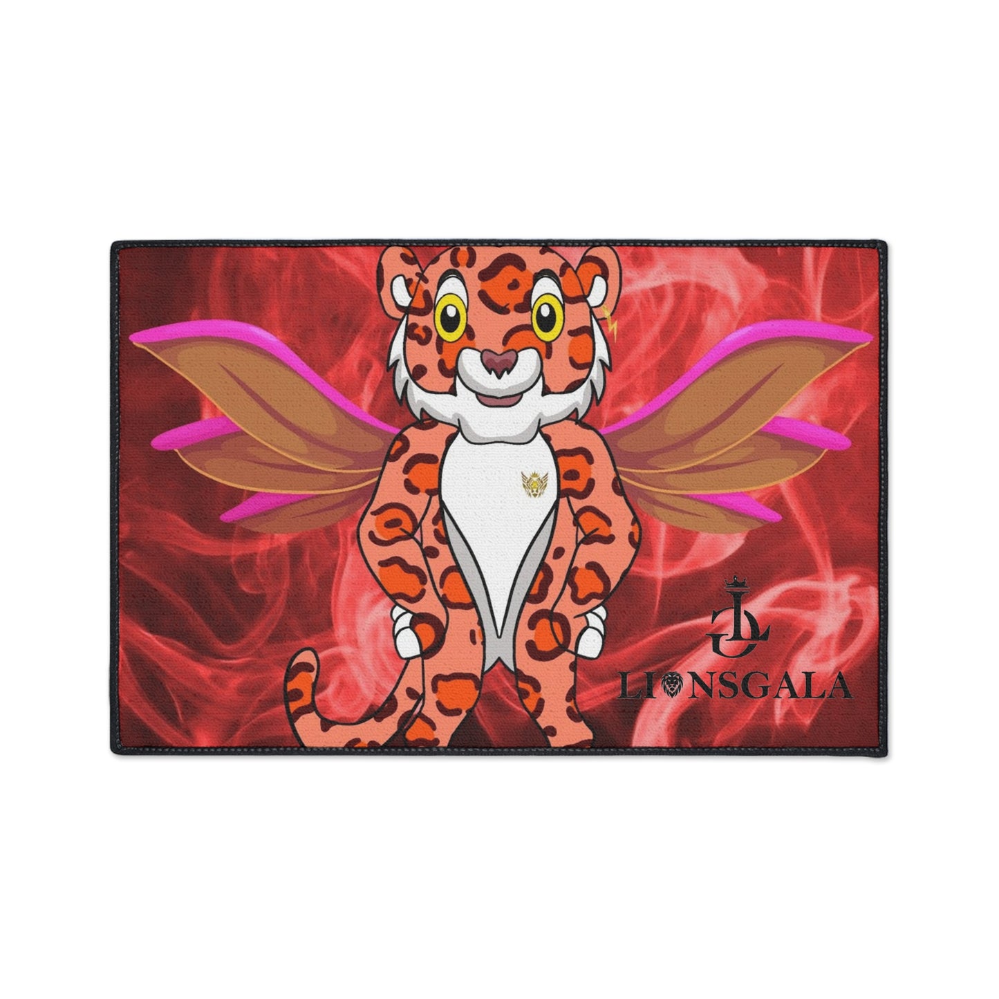 1.LIONSGALA Heavy Duty Red Hot Floor Mat