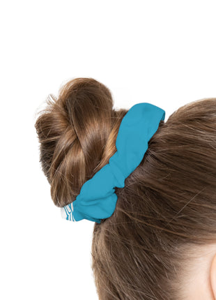 Lionsgala turquoise scrunchie with elastic band