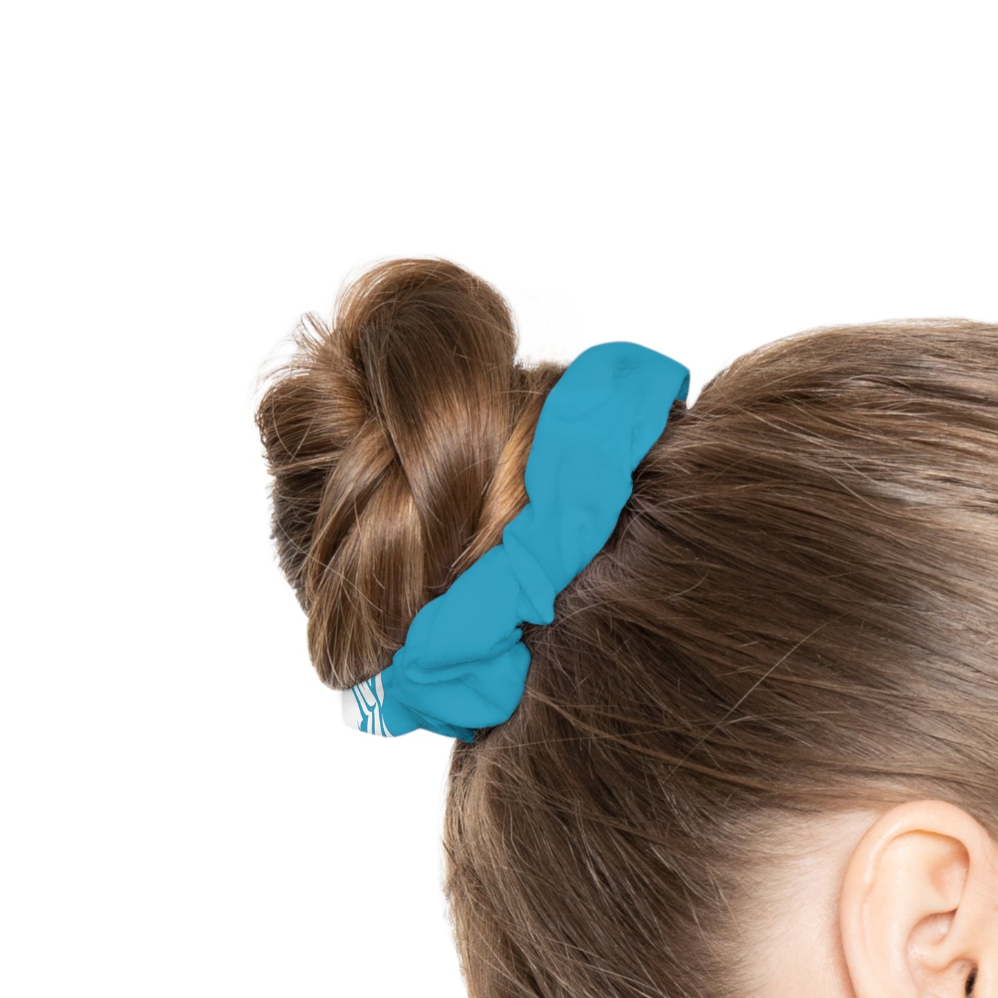 Lionsgala turquoise Scrunchie