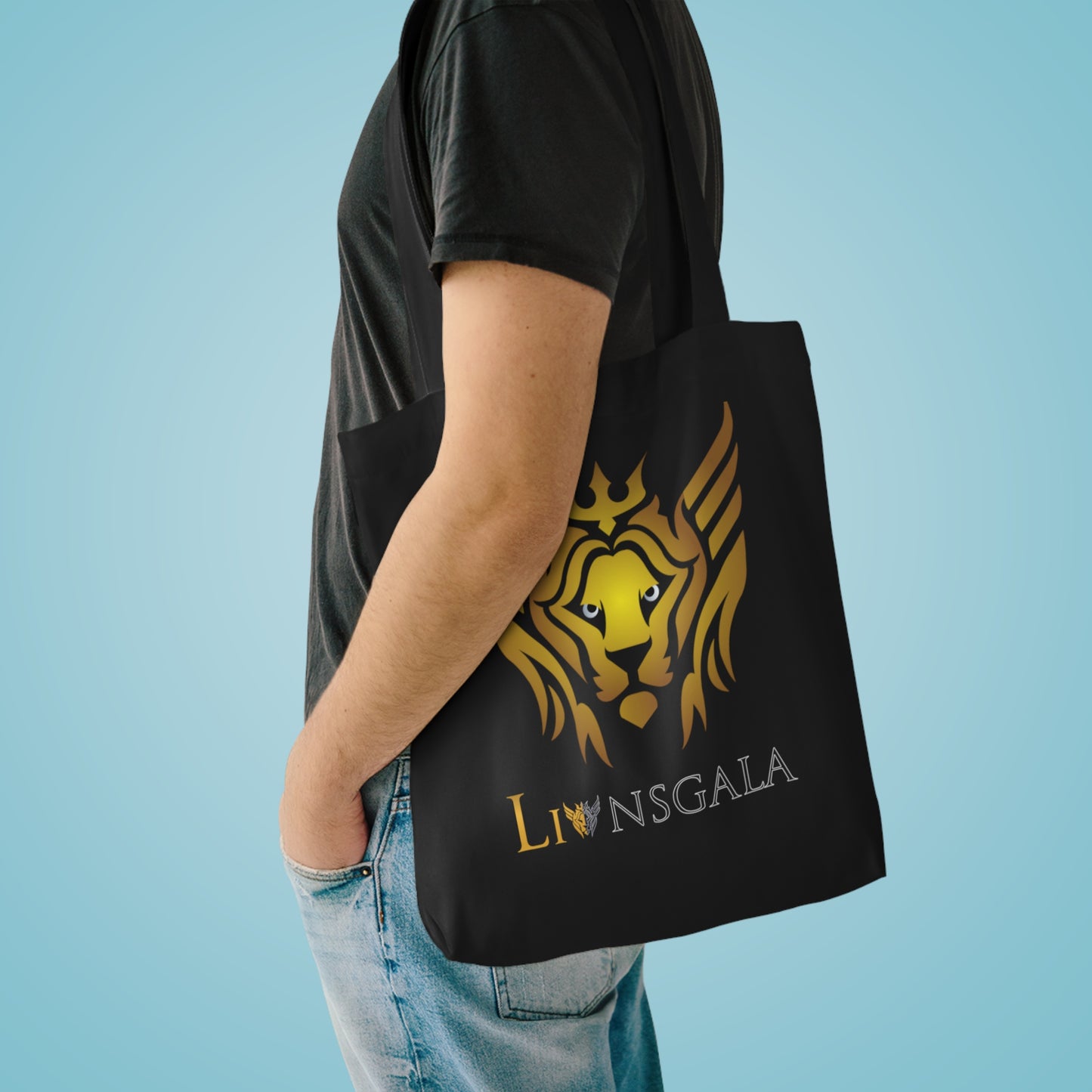 Golden Royalties Crown Cotton Tote Bag