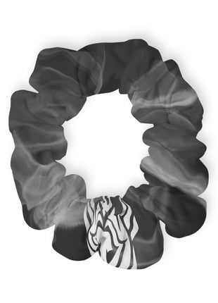 Lionsgala SmokedOut scrunchie in charcoal grey with elastic band