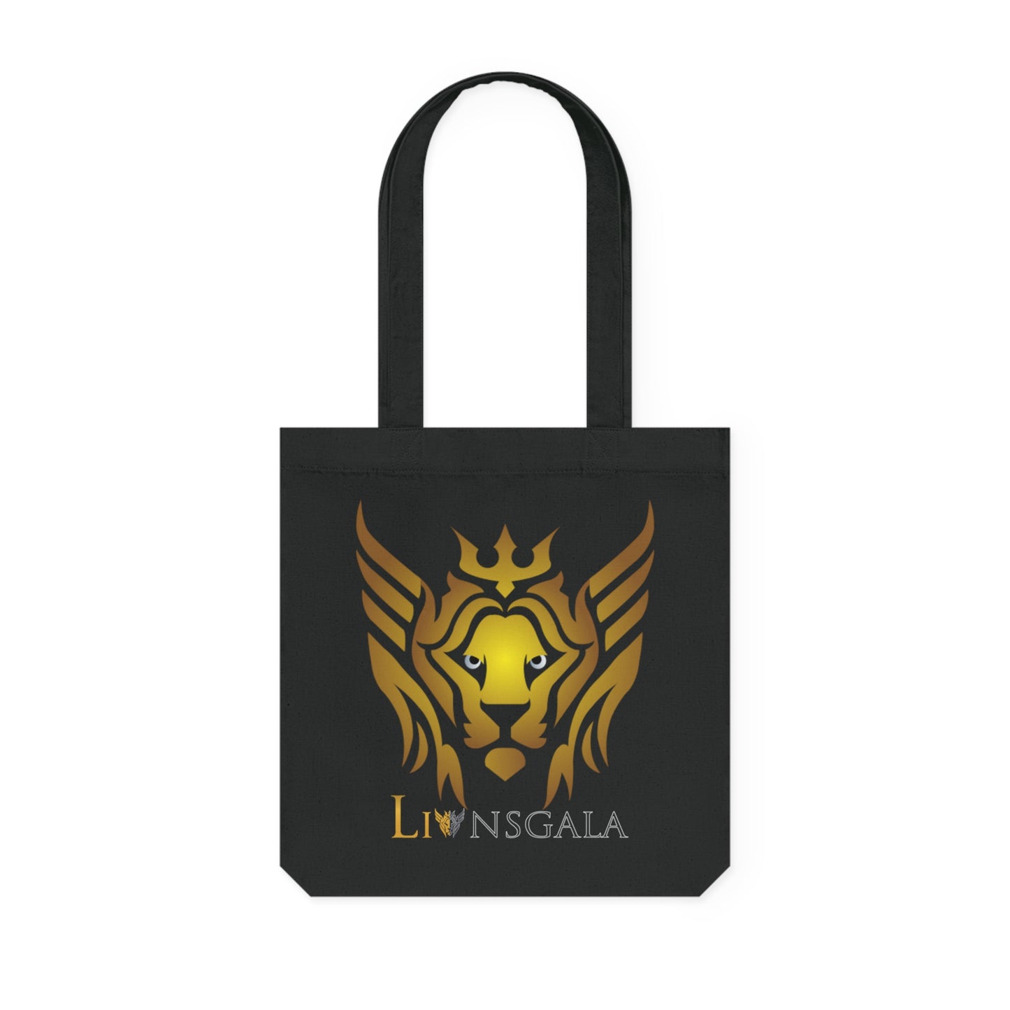 Lionsgala Golden Royalties Crown woven tote bag