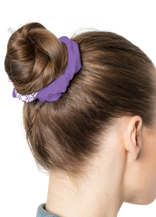 Lionsgala light purple scrunchie with elastic band