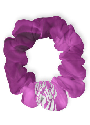 Lionsgala purple smoke scrunchie with elastic band