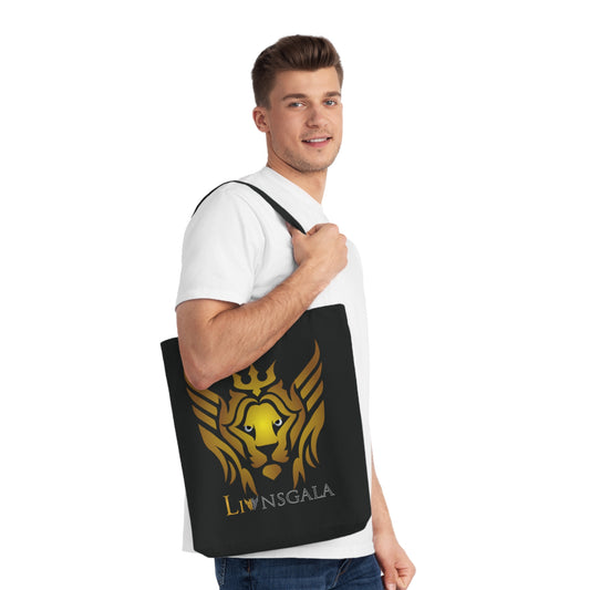 Lionsgala Golden Royalties Crown woven tote bag