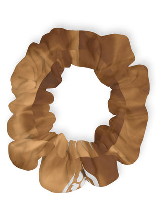 Lionsgala SmokedOut scrunchie in French beige with elastic band