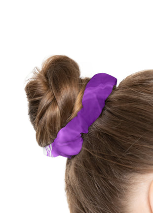 Lionsgala dark purple smoke scrunchie with elastic band