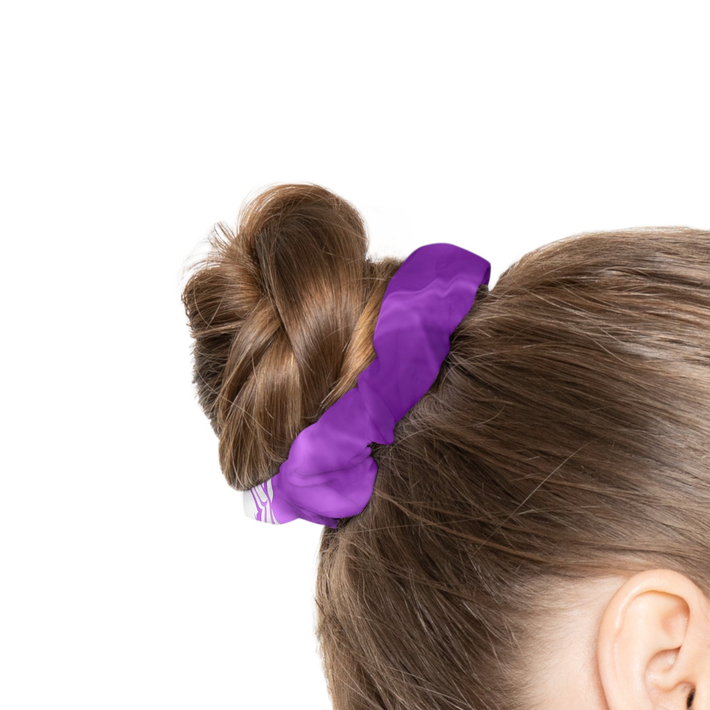 4.Lionsgala dark purple smoke Scrunchie