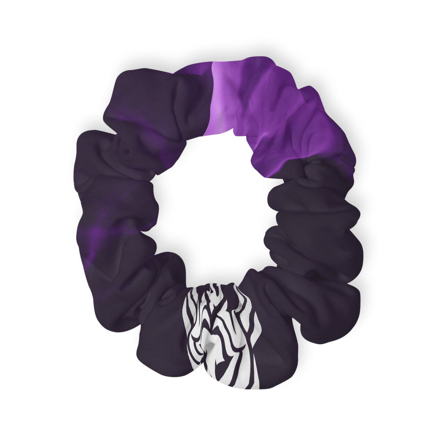 3.Lionsgala dark purple smoke Scrunchie