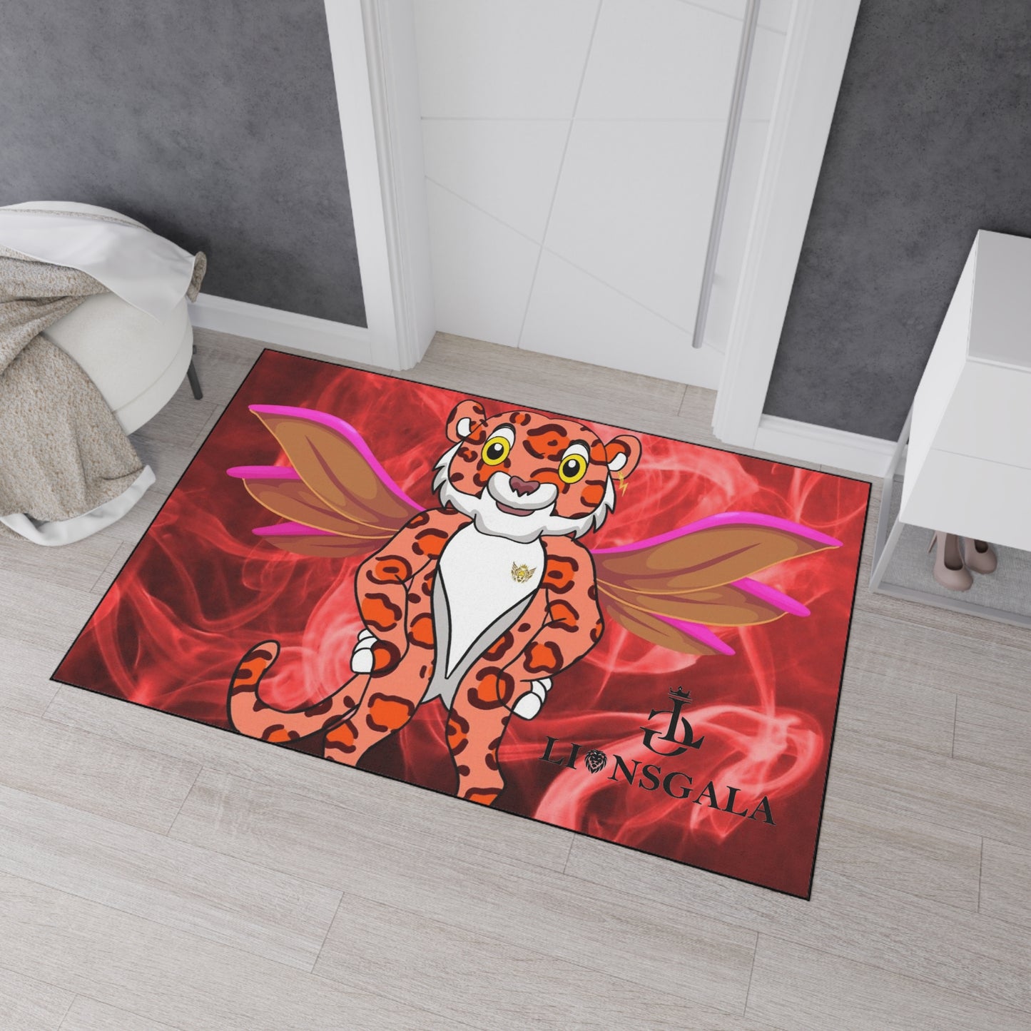 1.LIONSGALA Heavy Duty Red Hot Floor Mat