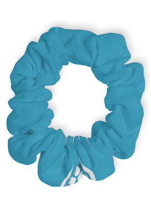 Lionsgala turquoise scrunchie with elastic band